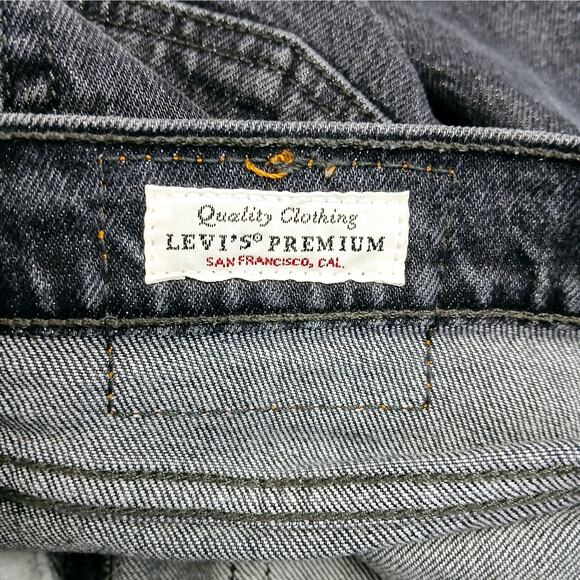 Levi's Premium Denim 501 Original Shorts SZ W30 Black S58022 56327-0046 - Picture 3 of 6